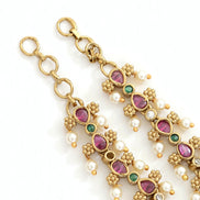 Pearl Intricated Mehendi Plated Matil