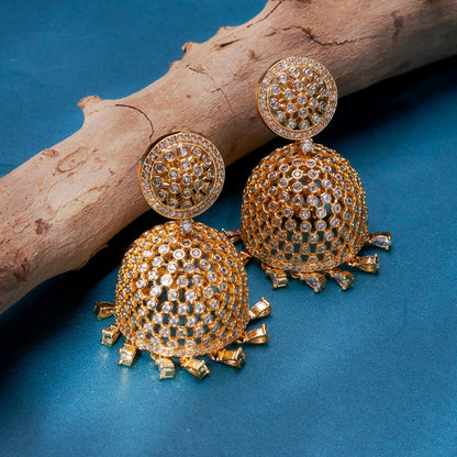 Opal Touch - Golden Grace Jhumka - Jhumka