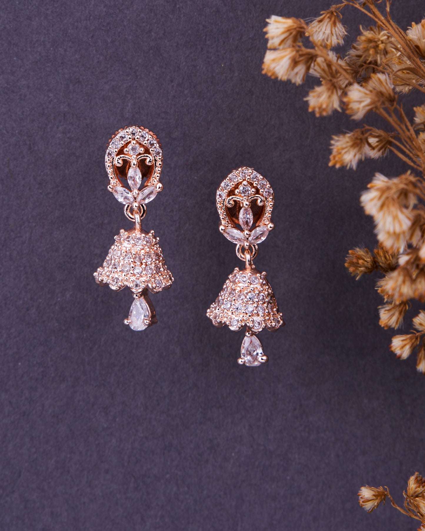 Opal Touch - Pearl Luster Jhumka - Jhumka
