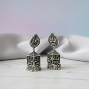 Oxidized Trishul Jhumkas
