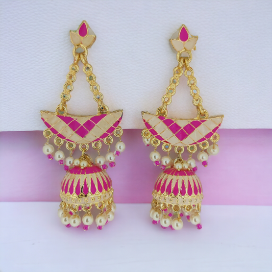 Radiant Rainbow Bliss Jhumkas