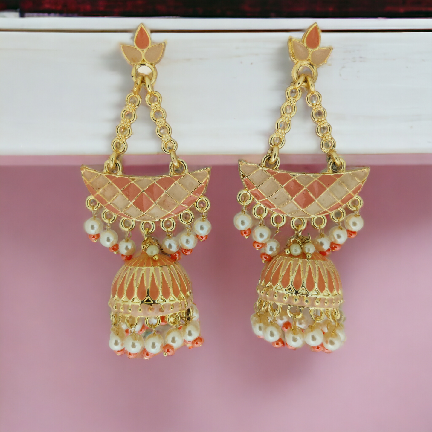 Radiant Rainbow Bliss Jhumkas