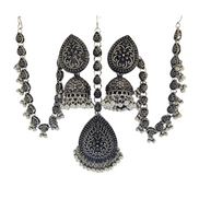 Traditional Oxidized Jhumka Combo