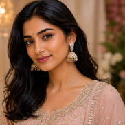 Pearl Glow Jhumka