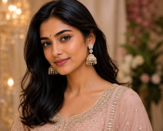 Pearl Glow Jhumka