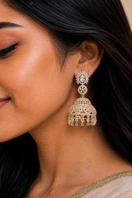 Pearl Glow Jhumka