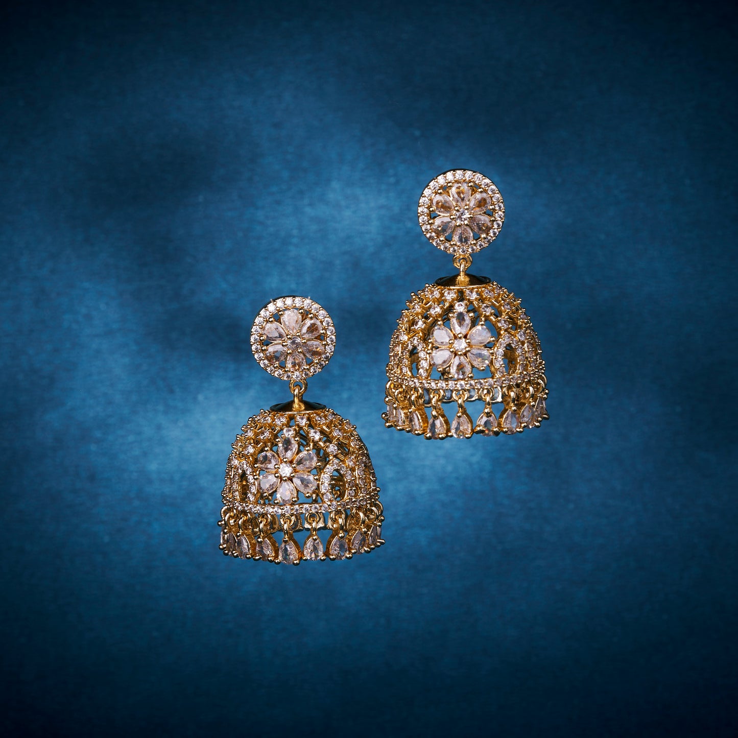 Golden Elegance Jhumka