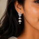 Silver Gleam Layered Jhumkas
