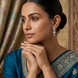 Small White Rhodium Jhumka