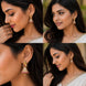 Gold Plated American Diamond Dancing Girl Earrings