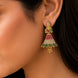Gold Plated American Diamond Dancing Girl Earrings