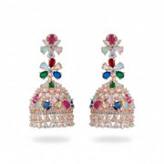 Celestial Rose Gold Jhumka
