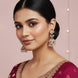 Celestial Rose Gold Jhumka