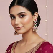 Celestial Rose Gold Jhumka