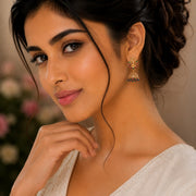 Lakshami Style Matte Plated Jhumka