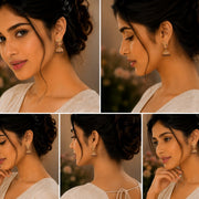 Lakshami Style Matte Plated Jhumka