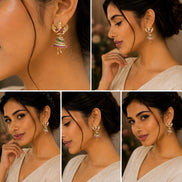 Gold Plated Dancing Buttabomma Jhumka