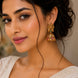 Lakshmi Enchanted Matte Black Plated Jhumka