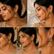 Tarangika Matte Black Plated Jhumka