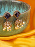 Square Loop Mehendi Plated Jhumka