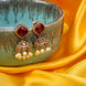 Square Loop Mehendi Plated Jhumka