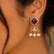 Square Loop Mehendi Plated Jhumka