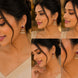 Square Loop Mehendi Plated Jhumka