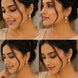 Pearl Drop Intricated Detailing Mehendi Plated Jhumka