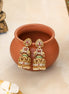 Traditional Gold Plated Peacock Jhumka