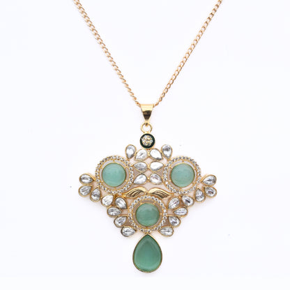 Crimson Empress Gold Plated Locket Set
