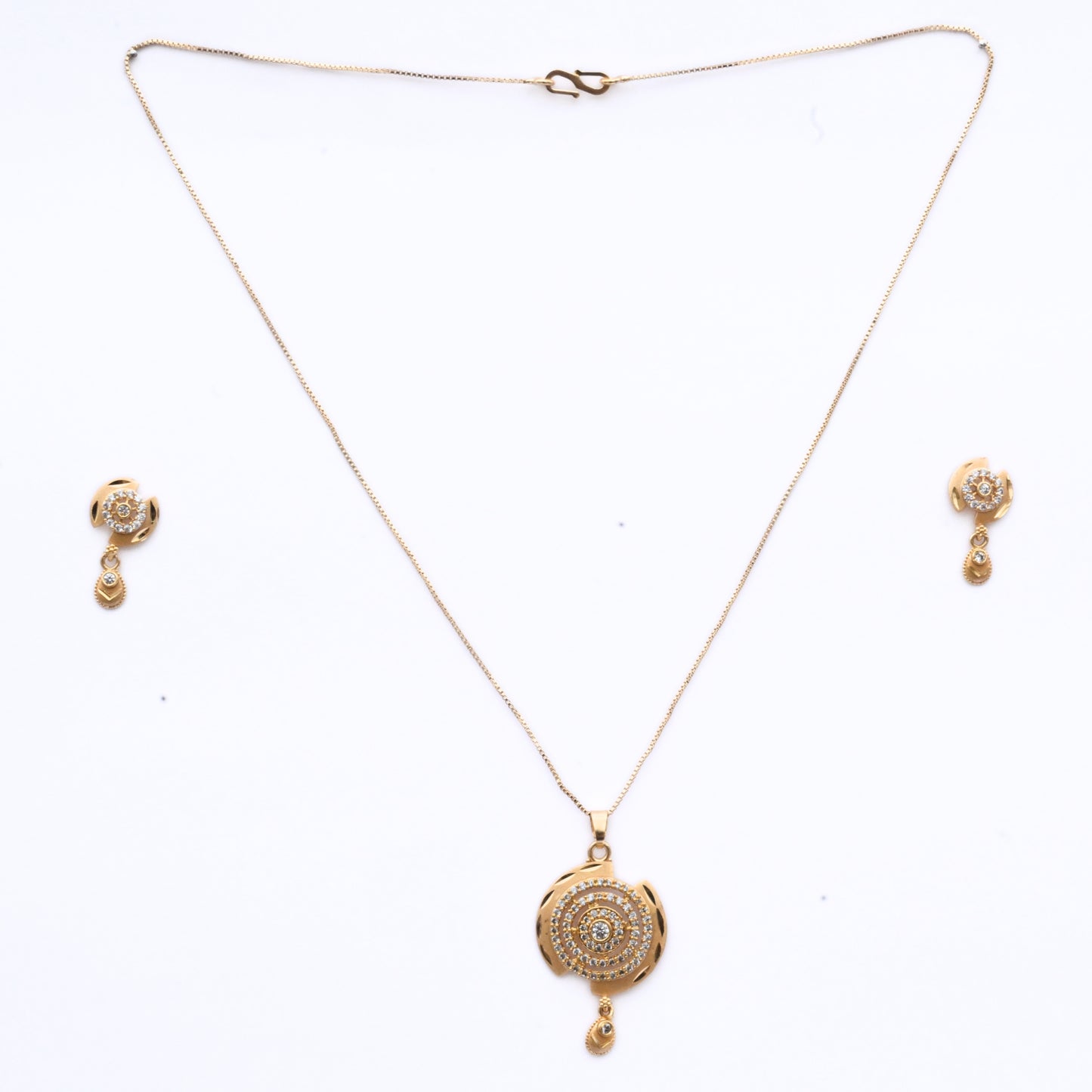 Empress's Emblem Gold Plated Locket Set