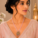 Lakshmi Divined Mehendi Plated Locket Set