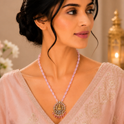 Lakshmi Divined Mehendi Plated Locket Set