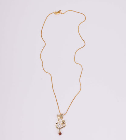 Om Namah Shivaye Gold Plated Locket Set