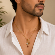 Om Namah Shivaye Gold Plated Locket Set