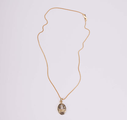 Shivling Gold Plated Locket Set