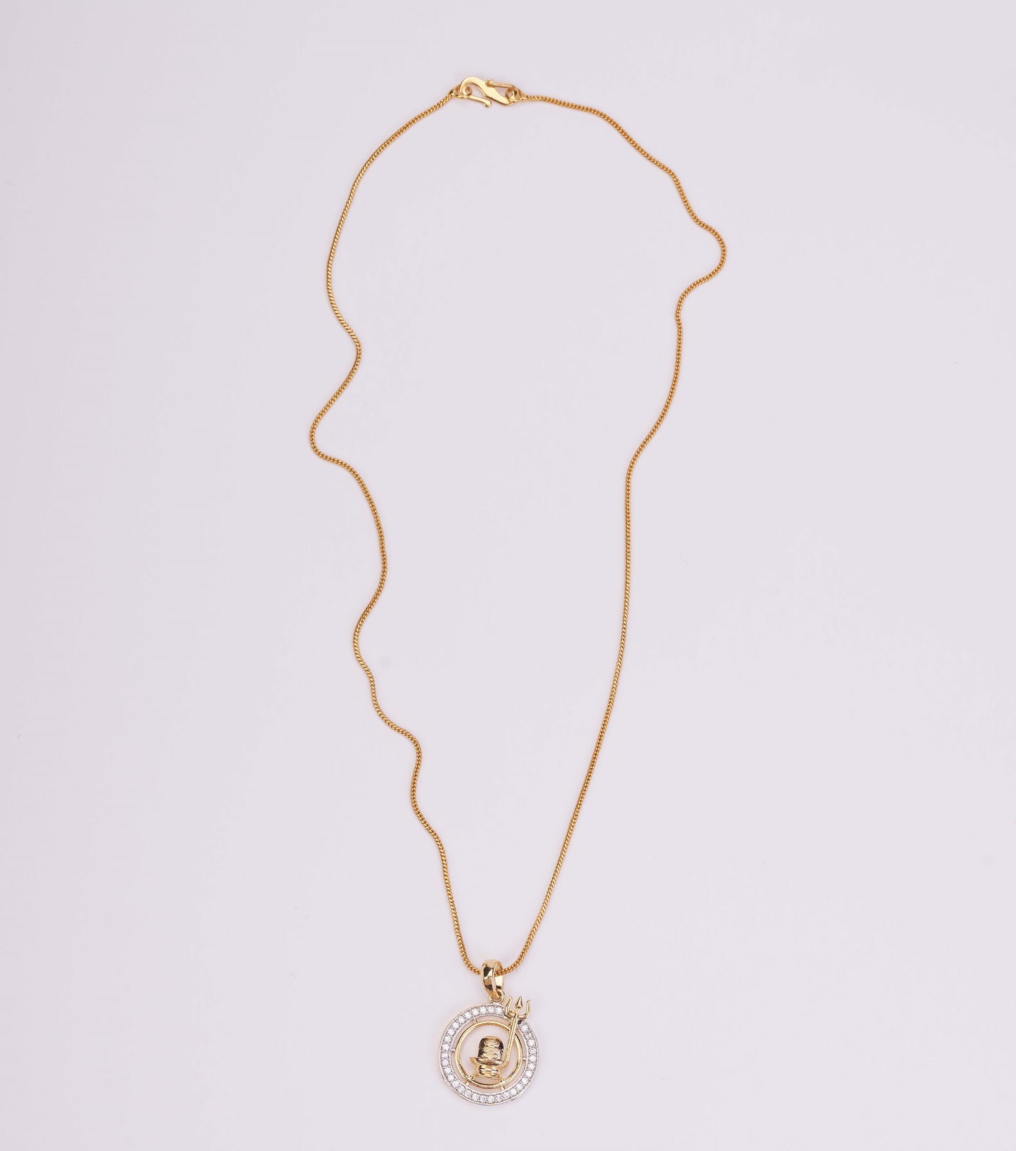 Lord Shiva Enchanted Gold Plated Locket Set