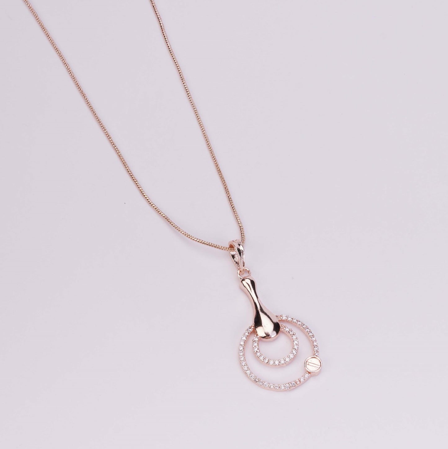 Enchanted Bloom Rose Gold Plated Locket Set with Earrings