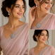 Rhodium Plated Floral Pink Stone Locket Set