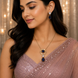 Vintage Style Mehendi Plated Locket Set with Earrings