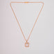 Gold Plated Octagon Stone Pendant with chain