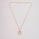 Oval Shape Gold Plated Pendant with chain