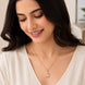 Oval Shape Gold Plated Pendant with chain