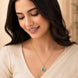 Oval Shape Gold Plated Pendant with chain