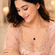 Oval Shape Gold Plated Pendant with chain