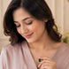 Oval Halo Design Gold Plated Pendant with chain