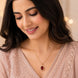 Oval Halo Design Gold Plated Pendant with chain