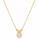 Dainty Teardrop Crystal Pendant Necklace with CZ Stone Detailing