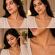 Elegant Bell Charm CZ Pendant Necklace with Floral Detailing