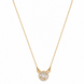 Premium Round CZ Necklace with Brilliant Center Stone